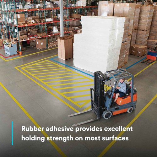 3M Vinyl Tape 471, Blue, 2 in x 36 yd, 5.2 mil