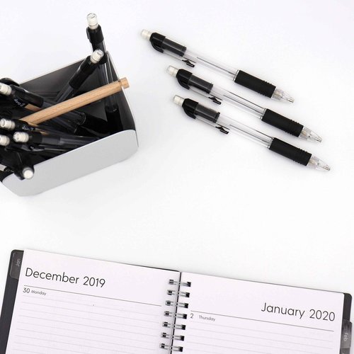 Zebra Z-Grip Mechanical Pencil, 0.7mm Point Size, HB #2 Graphite, Black Grip (Pack of 6, 144 Count Total)