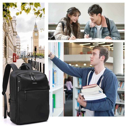 Colins Keirs Men's Travel Backpack with Laptop Compartment, Waterproof Carry-On Backpack for Business, Work & Weekend Trips