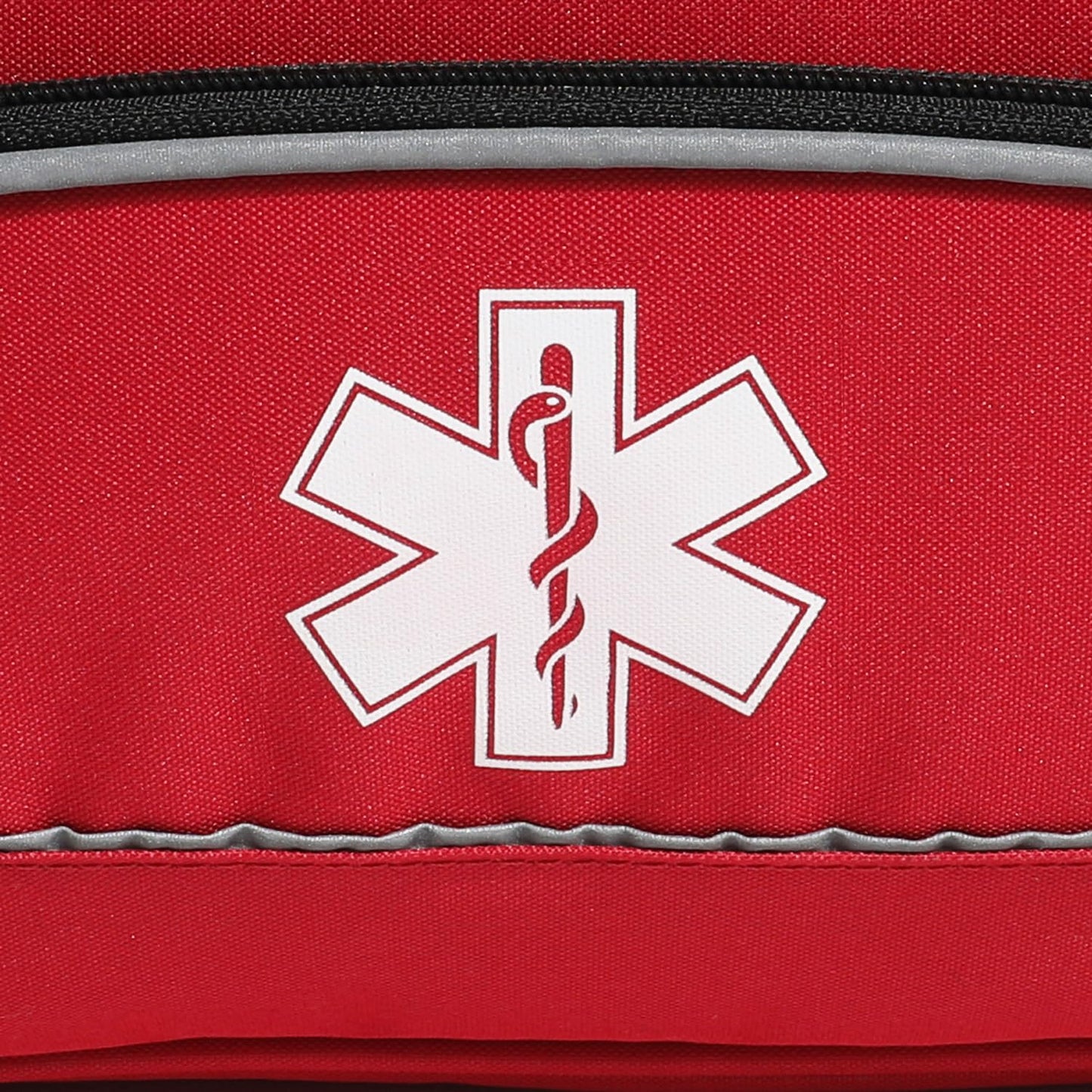 BNYYUG Empty Red First Responder Bag On Call Trauma Bag EMT First Aid Carrier for Paramedics and Emergency Medical Supplies Kit (Red)