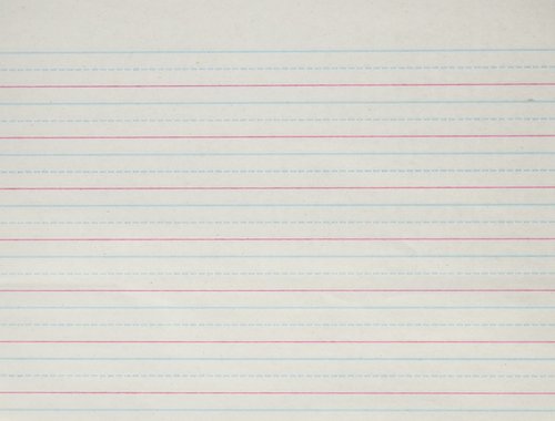 PACON Newsprint Handwriting Paper, Dotted Midline, Grade 1, 5/8" x 5/16" x 5/16" Ruled Long, 10-1/2" x 8", 500 Sheets,Blue/White/Red
