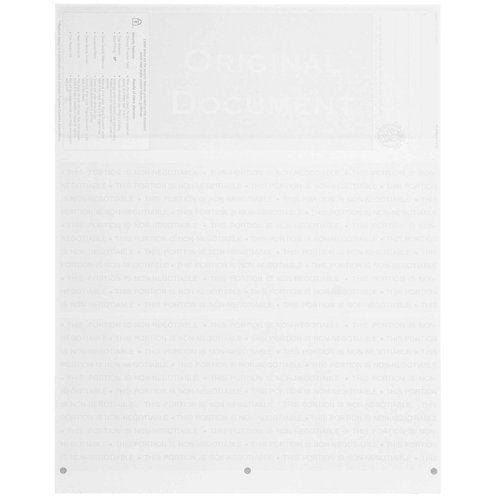 500 Blank Check Stock - Designed for Secure Computer Printed Checks with Quickbooks, and more - Blue Linen Pattern- 500 Sheets - 8.5 Inch x 11 Inch