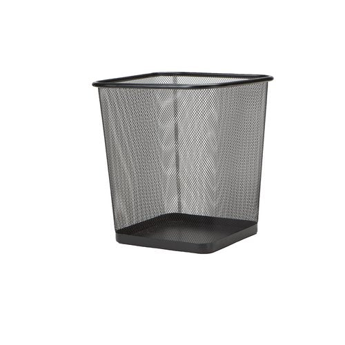 Mind Reader Desktop Set, 4 Pcs., Desktop Organizer, Storage, Workspace, Office, Metal Mesh, 10.25"L x 10.25"W x 11"H, Black
