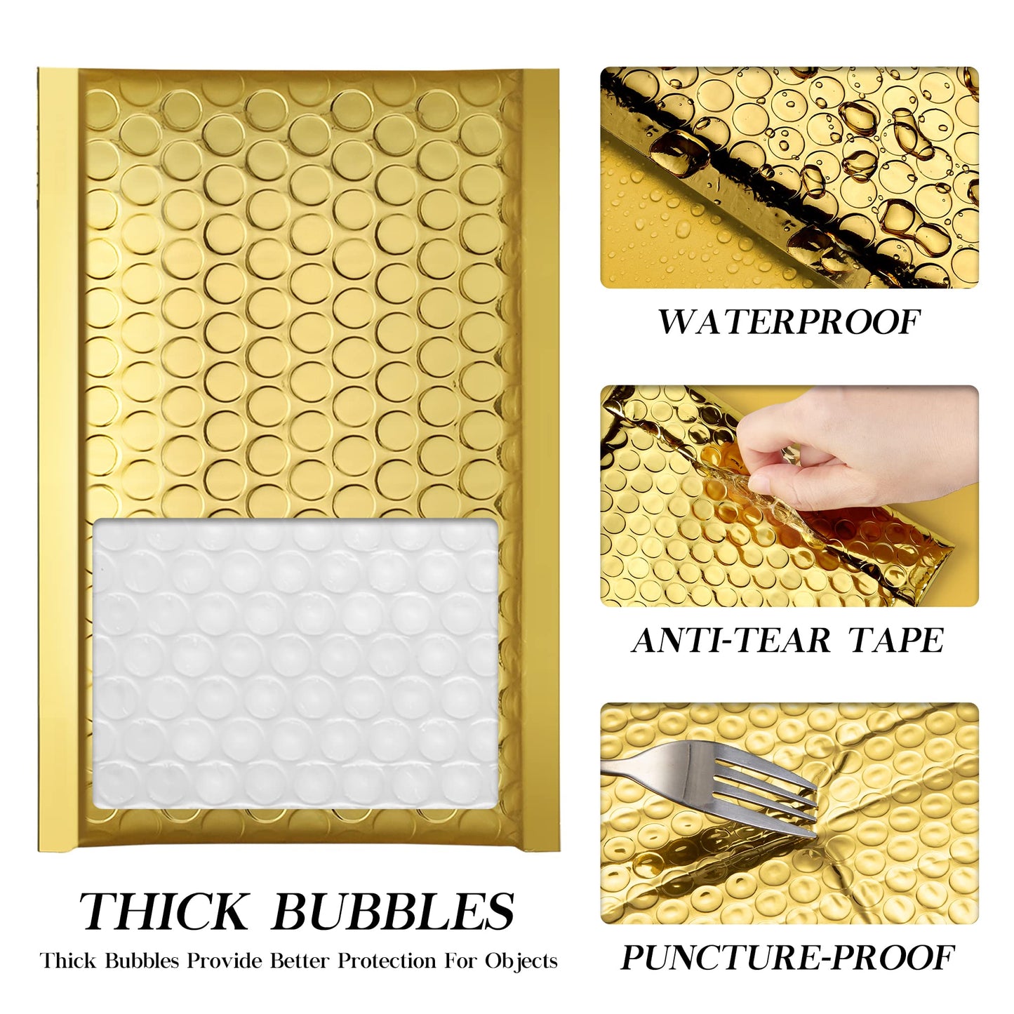 Fuxury Red Bubble Mailers 6x10 "25 Pack, Strong Adhesion Bubble Envelopes,Waterproof Padded Envelopes,Durable Padded Mailers,Super Cute Packing for Jewelry, Makeup Supplies， Bulk #0