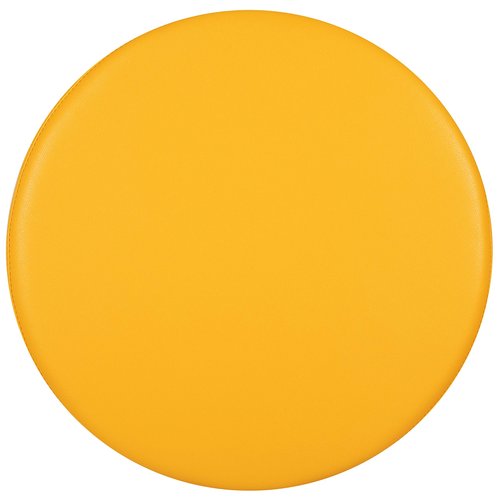 Flash Furniture Nicholas Soft Seating Flexible Circle for Classrooms and Common Spaces - 18" Seat Height (Yellow)