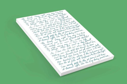 MADE IN USA – Debra Dale Designs Memo Note Pads – 8.5"x11" White Bond – 13 Pads, 50 Sheets Each – Office Desk Supplies