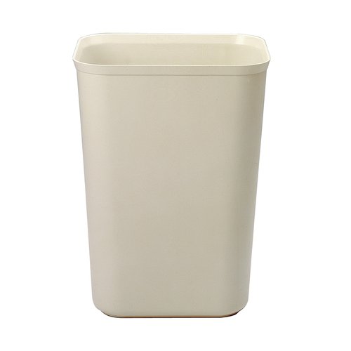 Rubbermaid Commercial Products Fire Resistant Wastebasket 40 Qt/10 Gal Beige, for Hospitals/Schools/Hotels/Offices