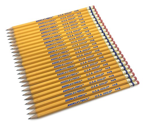 Cra-Z-Art USA Gold School Box 500ct #2HB Yellow Pencils