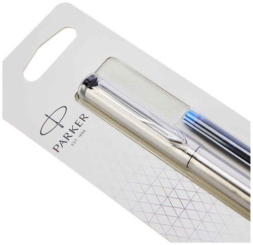 Parker Fountain Vector, Stainless Steel Pen, multicolor