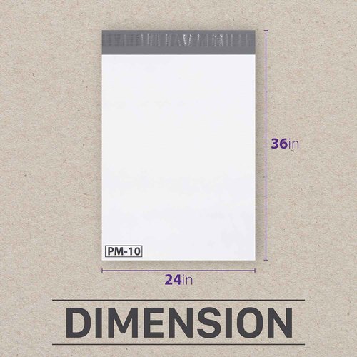 Fosmon 24x36 (100 Pack) Large Poly Mailers, Self-Seal Tear-Proof Waterproof Strong Adhesive Shipping Envelopes Bags for Clothing, Small Business Supplies