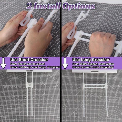 LOPASA Long Extension Tray - Compatible with Cricut Maker 4 & 3 | 12x24 Cutting Mat Holder