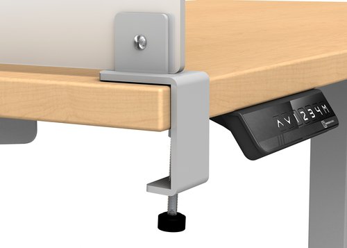 Desk Divider for Students and Desk Privacy Panel. Office Partitions and Ideal Cubicle Light Shield. Frosted Acrylic Clamp-on Desk Partition - 29” W x 22”H Divider