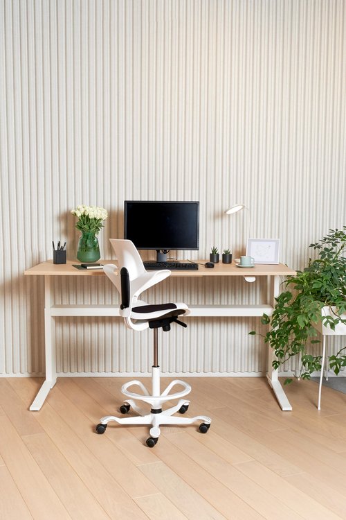 HAG Capisco White Footring for Capisco Chairs - Footring Only - Chair Sold Separately (White)