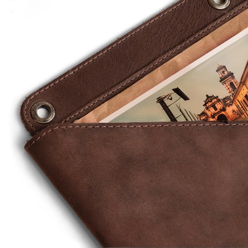 Leather At Home Wall File Organizer, Leather Wall Organizer for Office, Hanging Wall File Holder/Mail Organizer, Stylish Leather Folder for Wall, Office Wall Mounted File Organizer, Wall Hanging File