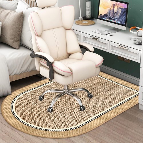 MSKGTML Office Chair Mat for Hardwood Floor: 35"×55" Chair Mat, Suitable for Hardwood and Tile Floors, and Also a Protective Mat for Swivel Chairs in Offices, Game Rooms and Homes