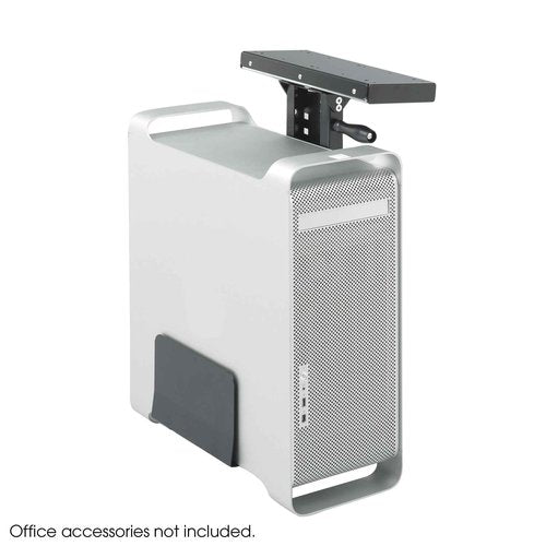 Safco 2175 Ergo-Comfort Swivel Mount CPU Holder, Gray