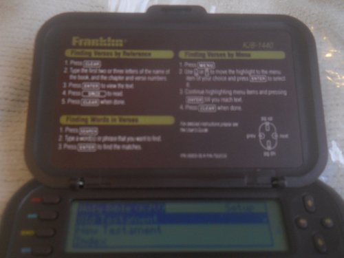 Franklin Kjb-1440 Electronic King James Holy Bible