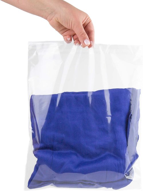 Clear Resealable Poly Bags by [Brand Name] - Self-Seal Plastic Packaging Combo Pack of 400 | 6x9", 8x10", 9x12", 11x14"