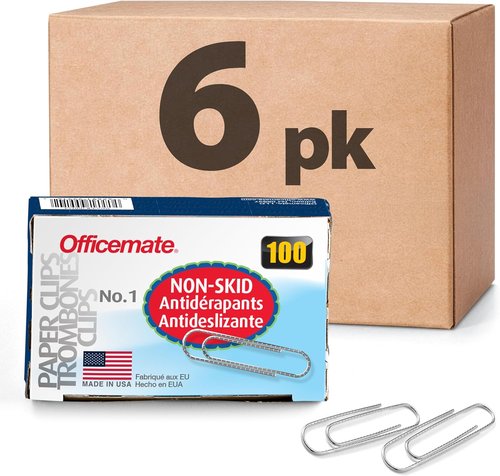 Officemate Premium Paper Clips - 600 Count | Durable & Reliable for Office Use