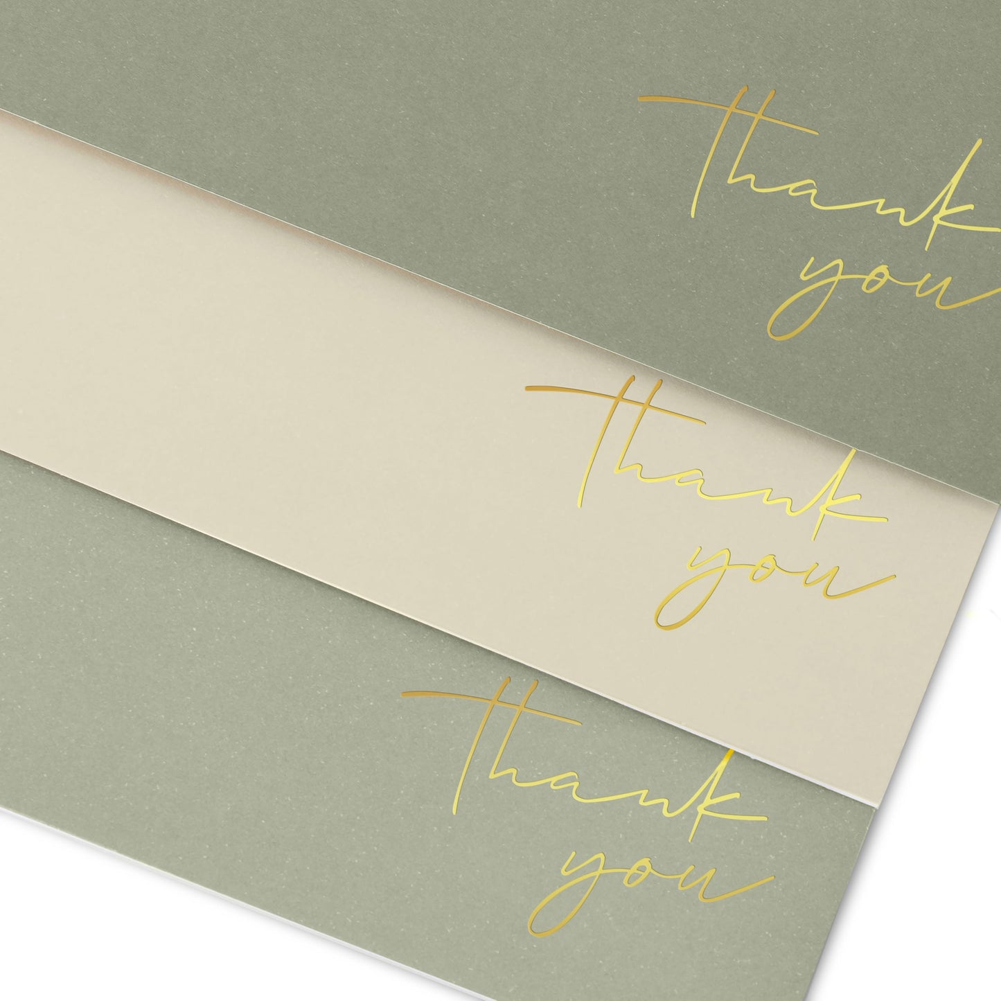 Beautiful Thank You Cards Set of 30 With Envelopes and Stickers - Elegant Blank Cards For Personalized Notes - Perfect Bulk Stationary Set For All Occasions incl. Weddings, Business & Baby Showers