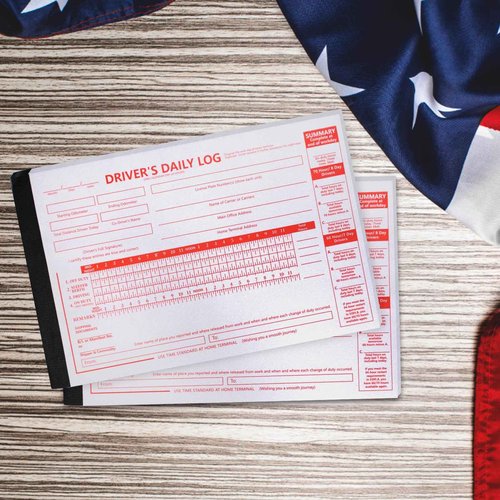 24 Pack Driver Daily Log Book 8.5" x 5.5" Driver's Log Book with Detailed Driver Vehicle Inspection Report & Simplified Recap 2 Ply with Carbon Driver's Daily Log Book for Truck Drivers