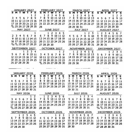 Large Print Checkbook Register Financial Log Low Vision with 2025 2026 2027 Calendar (Set of 10)
