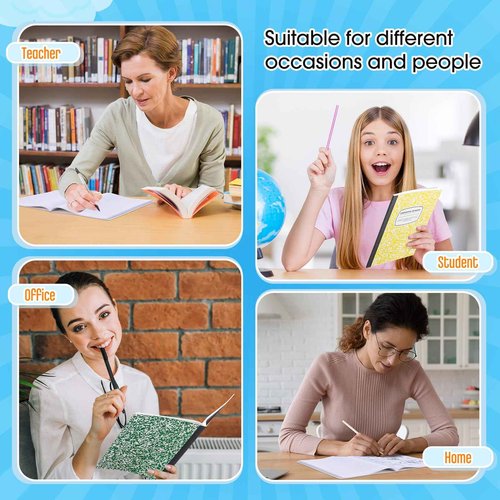Fainne 60 Pack B5 Composition Notebooks Bulk 7.5 x 9.75'' College Ruled Composition Notebooks 50 Sheets (100 pages) Marble Covers Notebook for School Classroom Office Supplies(Multicolor)