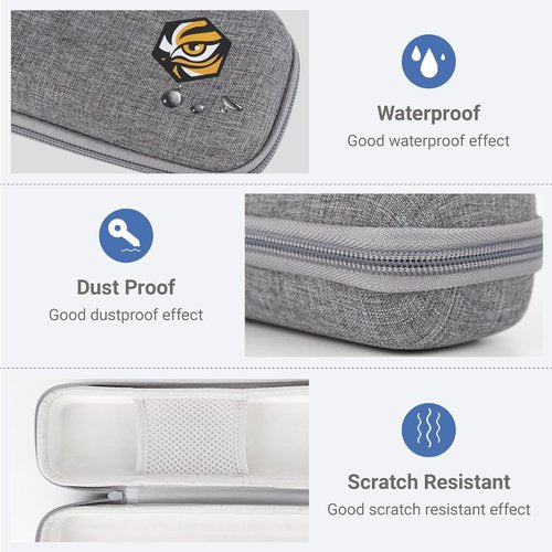 Brother Scanner Travel Case - Compact Mobile Document Storage Bag for DS-640/740D/720D/940DW | Grey