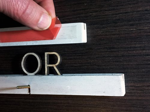 250 Wooden Letters Set – Half DIY Letter Board Kit with Optional Rails – Customizable Colors – For Menu Board or Message Board (Home, Café, Office)