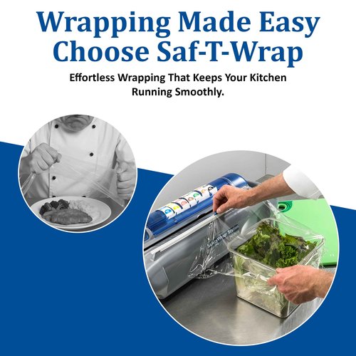 Carlisle FoodService Products SW1218 Saf-T-Wrap Station, Gray, for 12-18"w x 5 1/10"dia Rolls