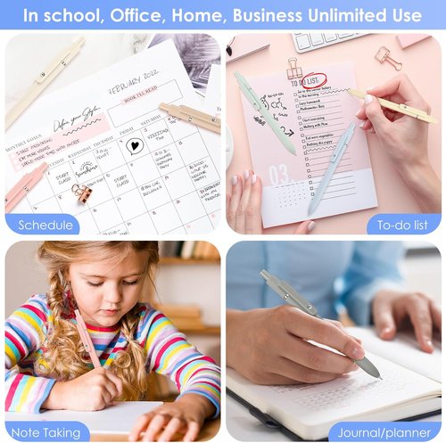 Donyang Gel Pens - 7-Pack 0.5mm Black Ink Fine Point Pens for Smooth Writing | Perfect for Journaling & Note Taking