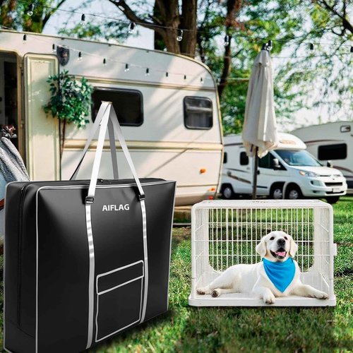 AIFLAG Carrying Case for Dog Crate & Playpen, All-in-One Storage Bag for Collapsible Pet Products, Portable Travel Carrier for Foldable Dog Bed, Cat Bed and Pet Supplies
