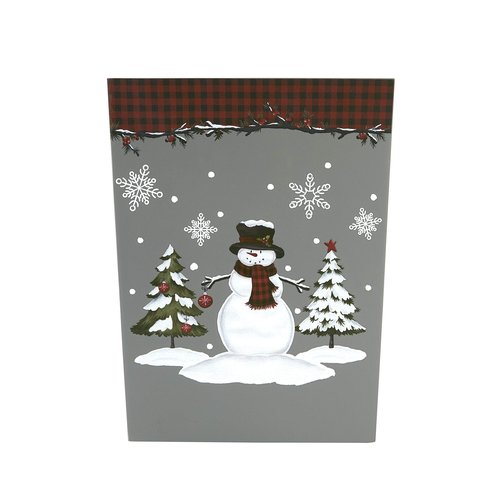 SKL Home Woodland Winter, Wastebasket, Red