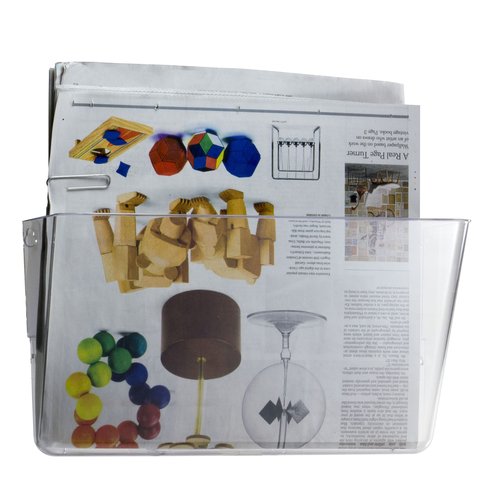 Officemate Wall File Letter Size, Clear (21434)
