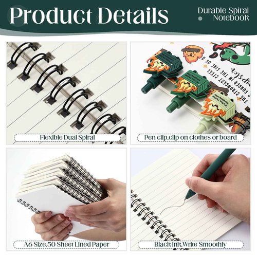 Resurhang 60 Pcs Dumpster Fire Gifts for Employee Dumpster Fire A6 Notebooks with Ballpoint Pens Bulk Funny Appreciation Gifts for Emergency Nurse Medical Assistant Team Coworker Christmas