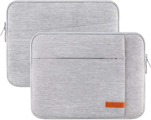 Lacdo 13-Inch Laptop Sleeve Case - Compatible with MacBook Air & iPad Pro | Stylish Gray Design