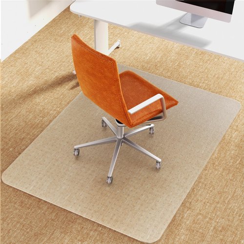 Office Chair Mat for Carpet: 36"x48" Computer Desk Floor Mat -PVC Plastic Rug Carpet Protector Mats for Gaming Chair Under Desk Pad for Rolling Chair