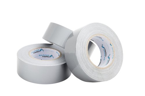 Blue Summit Supplies 12 Pack Duct Tape, Tear by Hand Design, Silver, Strong 7.3mil Thickness, Designed for Home and Office Use with Commercial Grade Strength, 60 Yard Length, 720 Total Yards