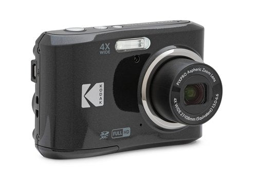 KODAK PIXPRO Friendly Zoom FZ45-BK 16MP Digital Camera with 4X Optical Zoom 27mm Wide Angle and 2.7" LCD Screen (Black)