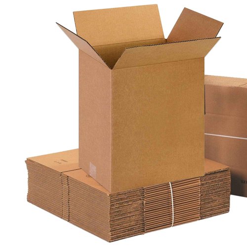 BOX USA 13 x 10 x 15 Corrugated Cardboard Boxes, Medium 13"L x 10"W x 15"H, Pack of 25 | Shipping, Packaging, Moving, Storage Box for Home or Business, Strong Wholesale Bulk Boxes