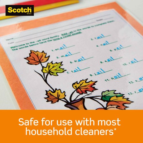 Scotch Thermal Laminating Pouches, 8.9 x 11.4-Inches, 5 mil thick, 100-Pack (TP5854-100) and Scotch PRO Thermal Laminator, 2 Roller System (TL906) Bundle