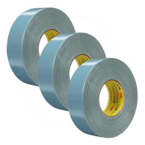 3M Performance Plus 8979 Duct Tape Heavy Duty, Slate Blue, 48 mm x 55 m, 12.1 mil, 6 Month Clean Removal, Resists UV and Weather for up to 12 Months, Tears Cleanly, Curl-Resistant, 3 Rolls
