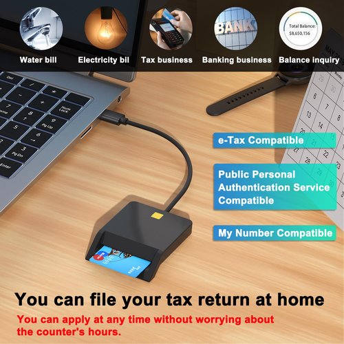 CAC Card Reader Military, USB Smart Card Reader, DOD Military USB Common Access CAC Compatible with Mac OS, Win