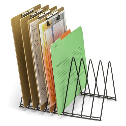 Officemate Triangular Wire File Sorter, Black (93150)