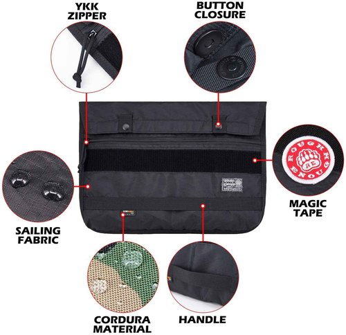 Rough Enough 13 14 Inch Laptop Sleeve Case Plastic File Folder Document Organizer Bundle Set