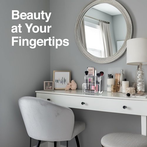 CLASSIC ACRYLIC Pen Organizer for Desk-A Modern Desk Accessory w/a Removable Divider is Great as a Pen & Makeup Brush Holder-This Chic Acrylic Storage Stand Makes a Great Gift for Home/Work Space