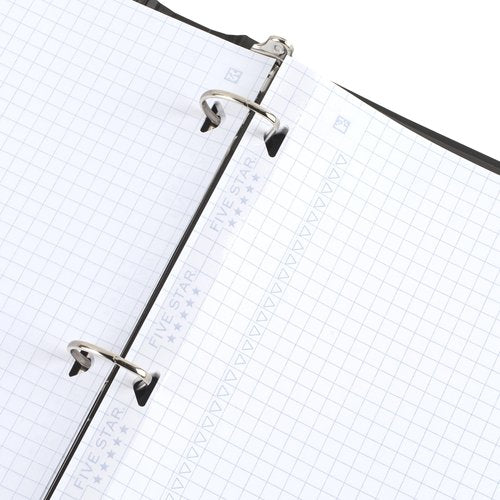 Five Star Loose Leaf Paper + Study App, Graph Ruled Filler Notebook Paper, Reinforced, Fights Ink Bleed, 8-1/2" x 11", 200 Sheets (170055-ECM)