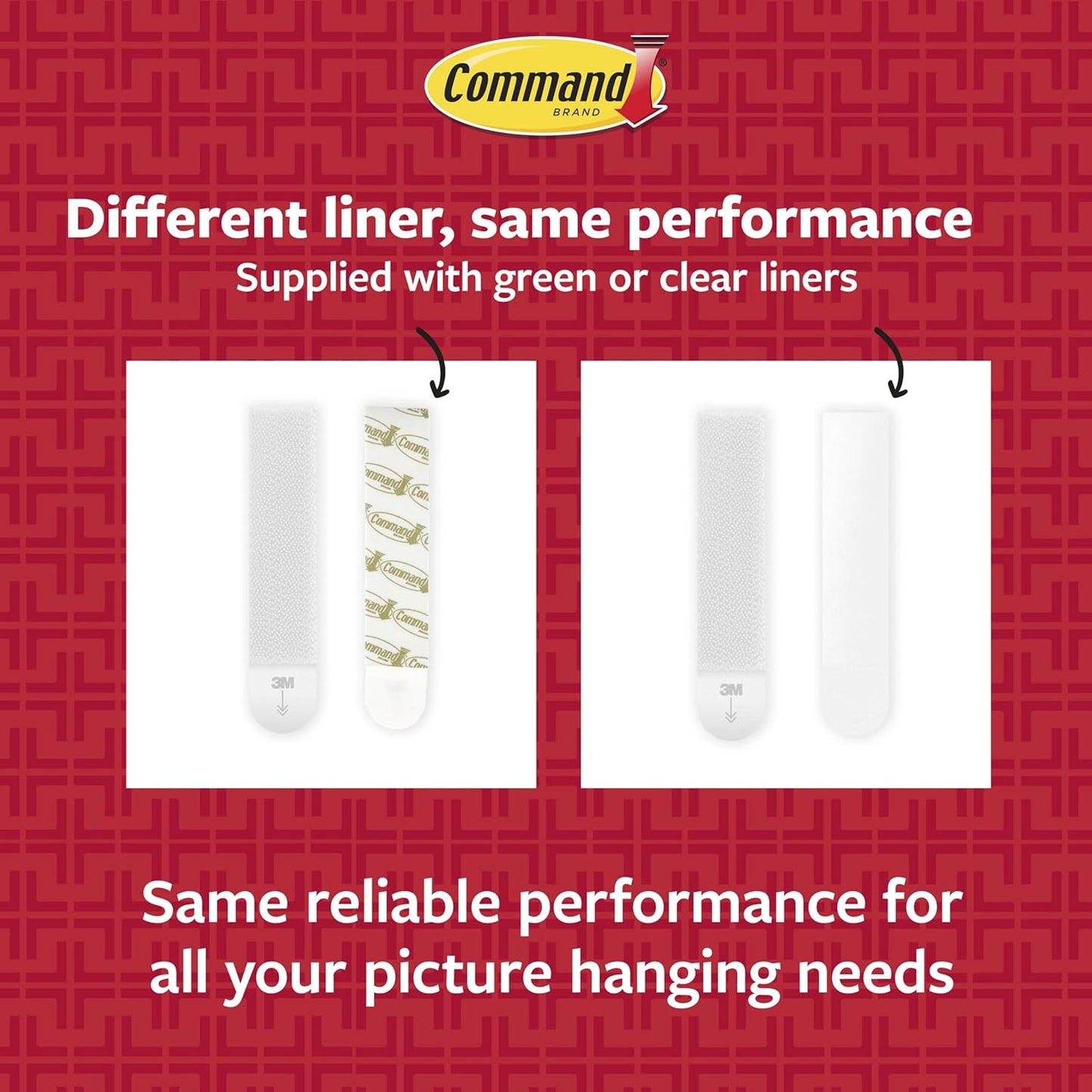 Command 4 lb Small Picture Hanging Strips - 18 Pairs for Damage-Free Wall Decor | White Adhesive Strips