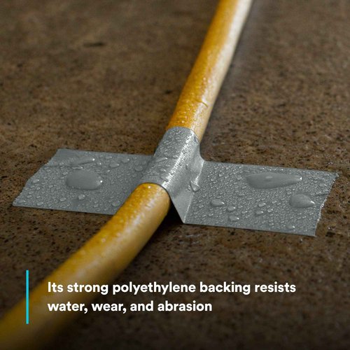 3M Extra Heavy Duty Duct Tape 6969, Silver, 48 mm x 54.8 m, 10.7 mil, 1 Roll