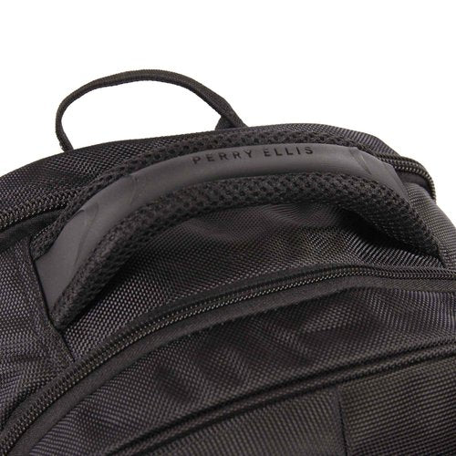 Perry Ellis M140 Business Laptop Backpack, Black, One Size